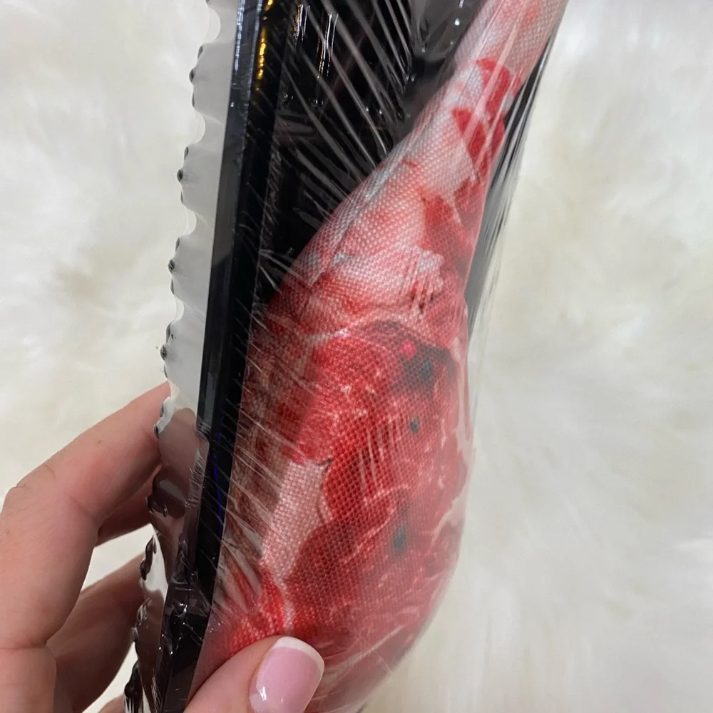 {NEW} Steak Design Dog Toy Red Light Chewers